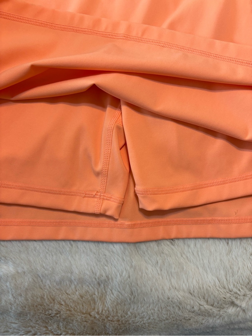 Sweaty Betty Peach Racerback Active Dress Built In Shorts Pockets US 8 - Picture 9 of 10